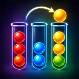 Значок Classifique Cores: Ball Sort